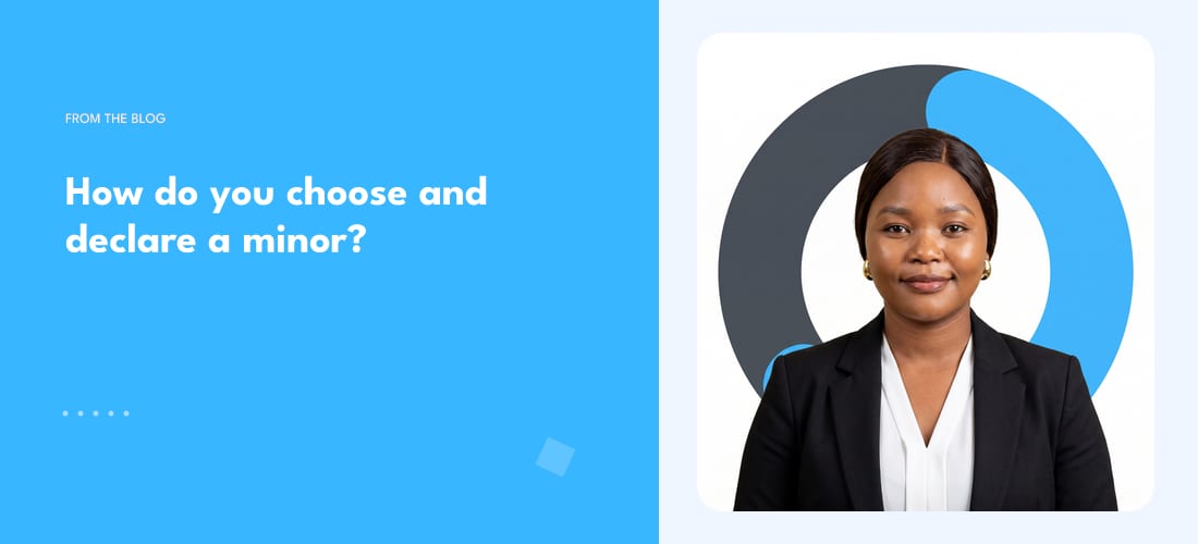 How do you choose and declare a minor?