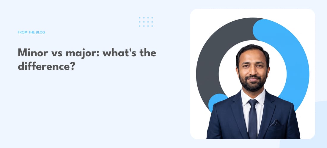 Minor vs major: what's the difference?