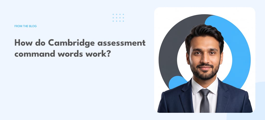 How do Cambridge assessment command words work?